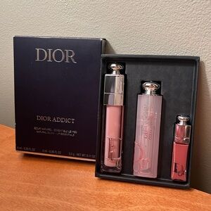 Dior Addict Natural Glow 3 Piece Lip Kit